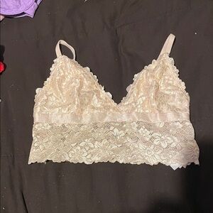 Lace Bralette in Cream
